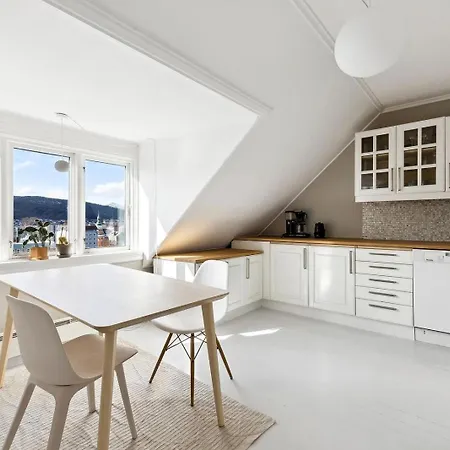 בית אירוח Rom I Privat Loftsleilighet Med Utsikt